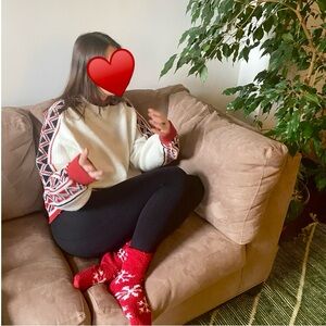 Vintage ski sweater. Cozy and high quality